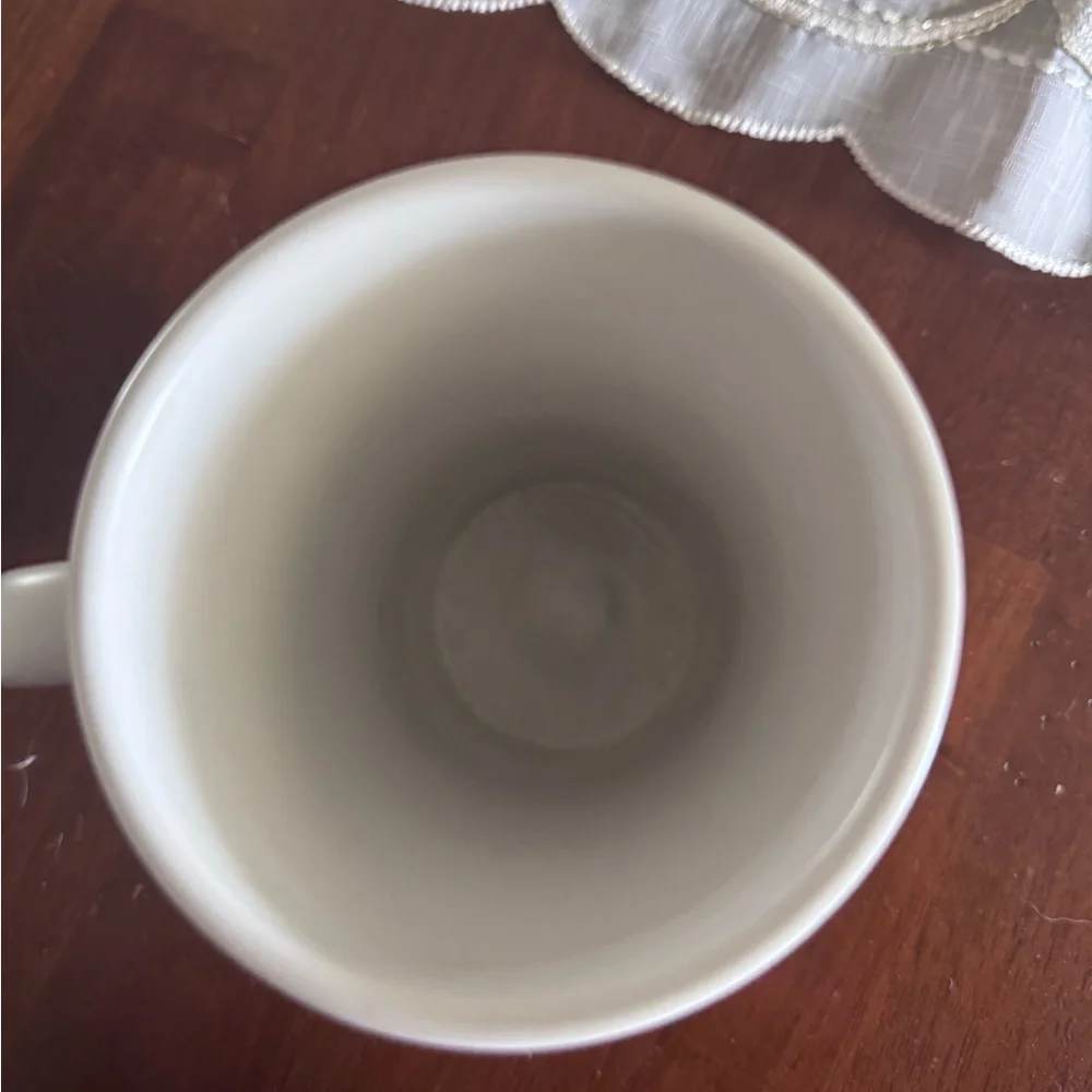 Vintage 2010 Starbucks Red and White Holiday Mug